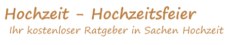 Hochzeit & Hochzeitsfeier